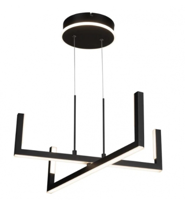  Silicon Valley Collection Integrated LED Chandelier, Black AC6774BK - Artcraft