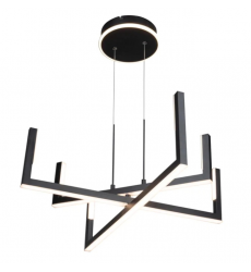 c Silicon Valley Collection Integrated LED Chandelier, Black AC6776BK - Artcraft