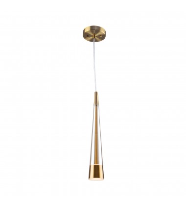  Sunnyvale Collection 1-Light Pendant Brass-(AC6821BR)-Artcraft