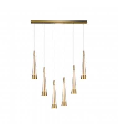  Sunnyvale Collection 6-Light Island Light Brass-(AC6826BR)-Artcraft