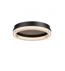 Ari Integrated LED Flush Mount, Black-(AC6833BK)-Artcraft
