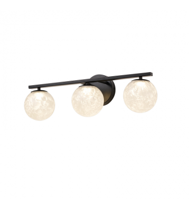 FORMA 18W LED WALLMOUNT BLACK-(AC6963BK)-Artcraft