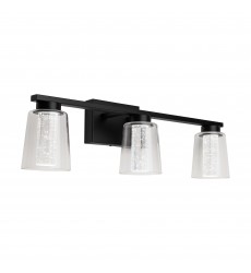 Dalton Collection 3-Light Bathroom Vanity Fixture Black-(AC7353BK)-Artcraft  Dalton Collection 3-Light Bathroom Vanity Fixture Black-(AC7353BK)-Artcraft