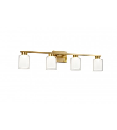  Saville Collection 4-Light Bathroom Vanity Fixture Brass-(AC7394BR)-Artcraft