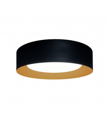 Orsa Collection 1-Light Flush Mount Black and Brushed Brass-(AC7423BK)-Artcraft  Orsa Collection 1-Light Flush Mount Black and Brushed Brass-(AC7423BK)-Artcraft
