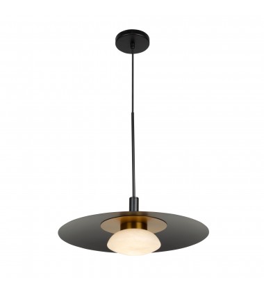  Camila Collection 1-Light Pendant Black-(AC7460BK)-Artcraft