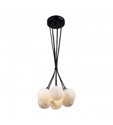  Camila Collection 7-Light Pendant Black-(AC7467BK)-Artcraft