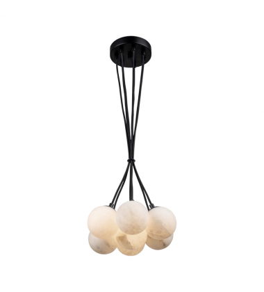 Camila Collection 7-Light Pendant Black-(AC7467BK)-Artcraft Camila Collection 7-Light Pendant Black-(AC7467BK)-Artcraft
