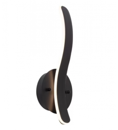  Sirius Collection Integrated LED Sconce, Black AC7617BK - Artcraft