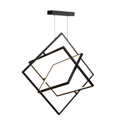  Graymar Collection Integrated LED Chandelier, Black-(AC7624BK)-Artcraft