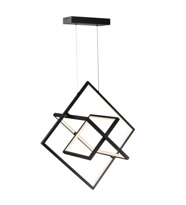 Graymar 24W LED Pendant Black-(AC7627BK)-Artcraft Graymar 24W LED Pendant Black-(AC7627BK)-Artcraft