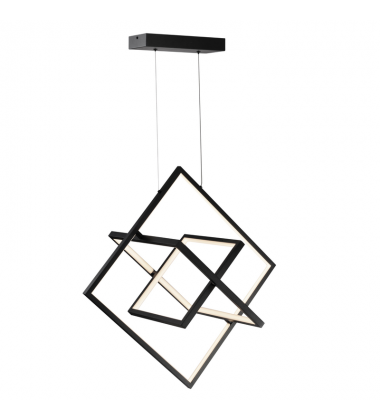 Graymar 24W LED Pendant Black-(AC7627BK)-Artcraft