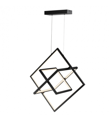 Graymar 45W LED Pendant Black-(AC7628BK)-Artcraft Graymar 45W LED Pendant Black-(AC7628BK)-Artcraft