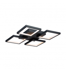  Graymar 24W LED Flush Mount Black-(AC7629BK)-Artcraft
