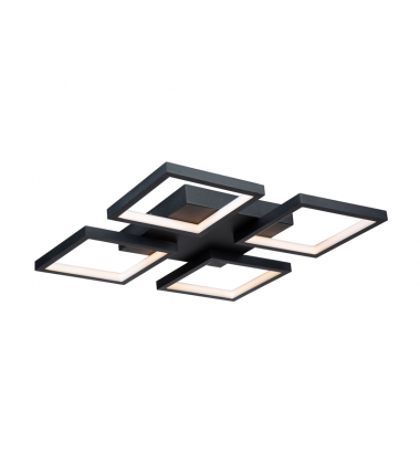 Graymar 24W LED Flush Mount Black-(AC7629BK)-Artcraft Graymar 24W LED Flush Mount Black-(AC7629BK)-Artcraft