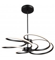  Equinox 40W LED Pendant Black-(AC7689BK)-Artcraft