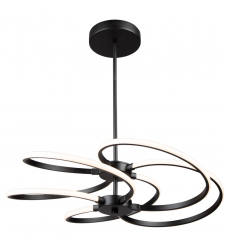  Equinox 40W LED Pendant Black-(AC7689BK)-Artcraft