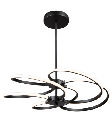  Equinox 40W LED Pendant Black-(AC7689BK)-Artcraft