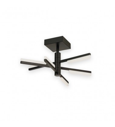  Stix - LED Semi-Flush Mount - Black-(AC7706BK)-Artcraft