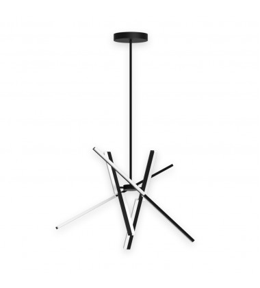  Stix - LED Pendant - Black-(AC7708BK)-Artcraft