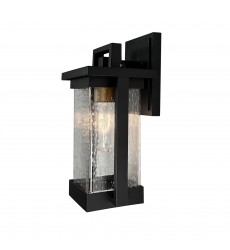  Port Charlotte Outdoor Wall Sconce Matte Black-(AC8021BK)-Artcraft