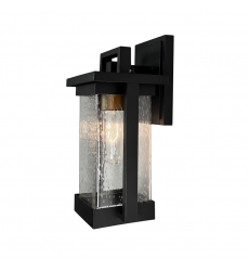  Port Charlotte Outdoor Wall Sconce Matte Black-(AC8021BK)-Artcraft