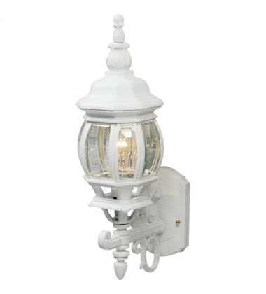  Classico 1-Light Outdoor Wall Light-(AC8090WH)-Artcraft
