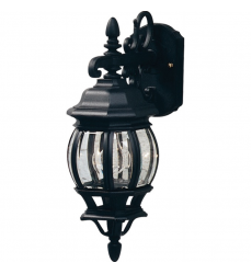  Classico 1-Light Outdoor Wall Light-(AC8091BK)-Artcraft