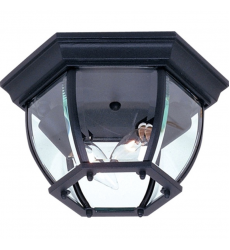  Classico 2-Light Outdoor Flush Mount-(AC8096BK)-Artcraft