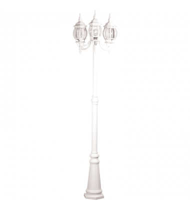  Classico 3-Light Outdoor Lantern and Post-(AC8099WH)-Artcraft