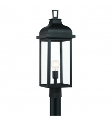 Madrid 1 Light Outdoor Post Light, Black-(AC8183BK)-Artcraft