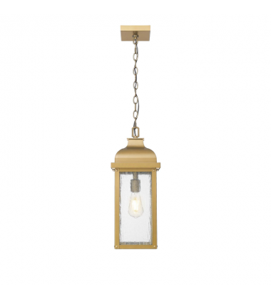 Madrid 1 Light Outdoor Pendant, Weathered Brass-(AC8185WB)-Artcraft Madrid 1 Light Outdoor Pendant, Weathered Brass-(AC8185WB)-Artcraft