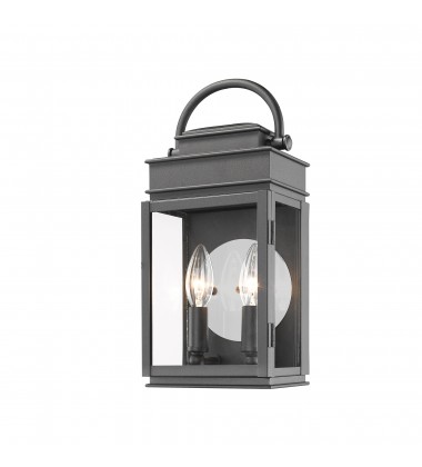 Fulton 2-Light Outdoor Wall Light-(AC8221BK)-Artcraft Fulton 2-Light Outdoor Wall Light-(AC8221BK)-Artcraft