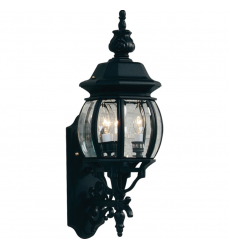  Classico 3-Light Outdoor Wall Light-(AC8360BK)-Artcraft