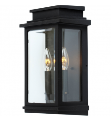  Freemont 2-Light Outdoor Wall Light-(AC8391BK)-Artcraft