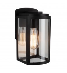  Lakewood Collection 1-Light Exterior Wall Light, Matte Black-(AC8690BK)-Artcraft