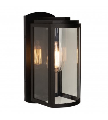  Lakewood Collection 1-Light Exterior Wall Light, Matte Black-(AC8691BK)-Artcraft