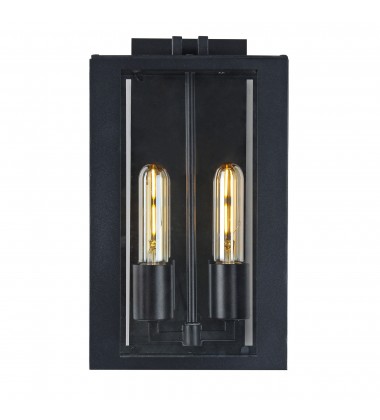  Waterville Collection 2-Light Exterior Wall Light, Matte Black-(AC8790BK)-Artcraft