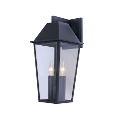  Winchester Collection 2-Light Exterior Wall Light, Black-(AC8802BK)-Artcraft