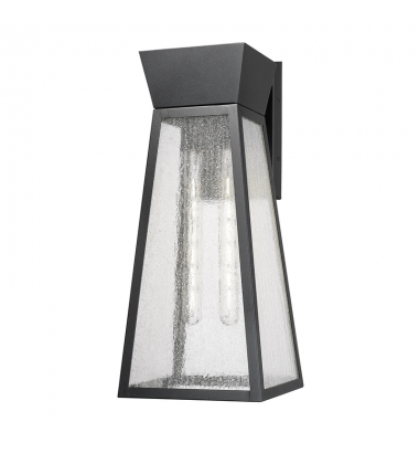 Lucian Collection 2-Light Outdoor Wall Light Black-(AC8862BK)-Artcraft Lucian Collection 2-Light Outdoor Wall Light Black-(AC8862BK)-Artcraft