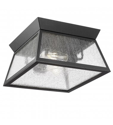 Lucian Collection 2-Light Outdoor Flushmount Black-(AC8866BK)-Artcraft  Lucian Collection 2-Light Outdoor Flushmount Black-(AC8866BK)-Artcraft