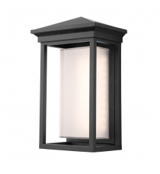  Overbrook 1-Light Outdoor Wall Light-(AC9131BK)-Artcraft