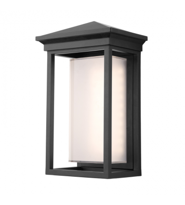  Overbrook 1-Light Outdoor Wall Light-(AC9131BK)-Artcraft