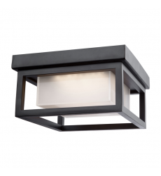  Overbrook 1-Light Outdoor Flush Mount-(AC9136BK)-Artcraft