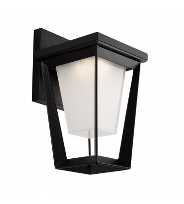  Waterbury 10W LED Outdoor Wall Light Black-(AC9181BK)-Artcraft