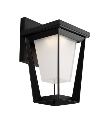  Waterbury 10W LED Outdoor Wall Light Black-(AC9181BK)-Artcraft