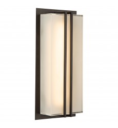  Sausalito 15W LED Outdoor Wall Light Black-(AC9190BK)-Artcraft