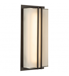  Sausalito 15W LED Outdoor Wall Light Black-(AC9190BK)-Artcraft