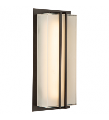  Sausalito 15W LED Outdoor Wall Light Black-(AC9190BK)-Artcraft