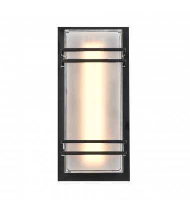  Sausalito 15W LED Outdoor Wall Light Black-(AC9191BK)-Artcraft